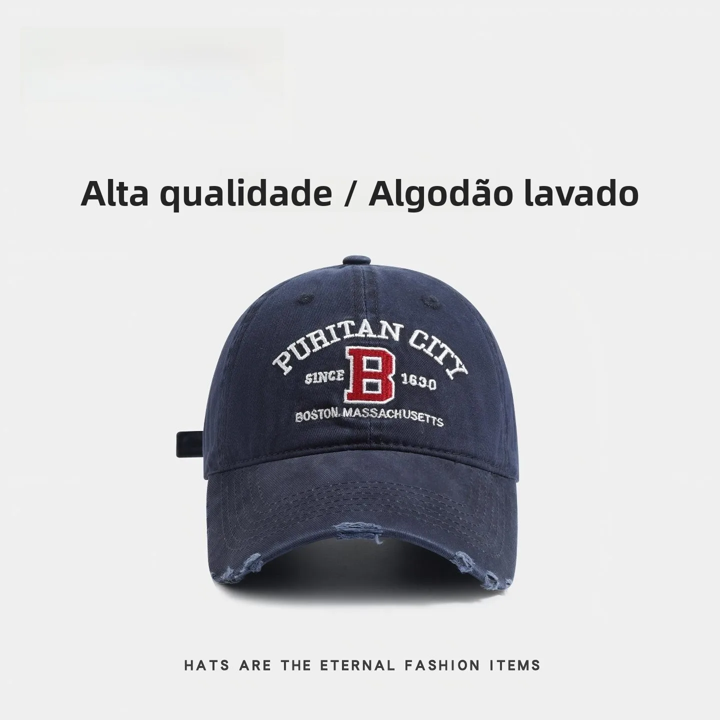 adjustable-round-top-sun-protection-baseball-cap-unisex-vintage-wide-brim-hat-for-spring-cotton-material-breathable-medium-th