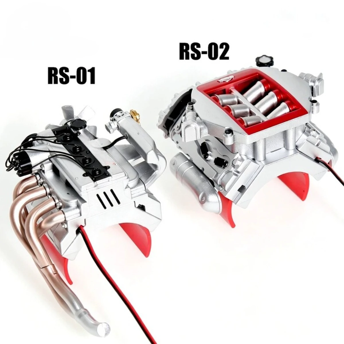 1/10 Scale RC Crawler SCX10 Simulated Engine Radiator Motor Heat Sink Universal RC Model Car Decoration Accessories