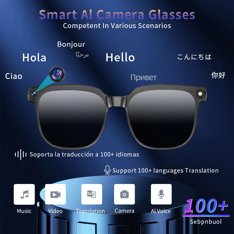 PEJE AI Smart Glasses with Camera image