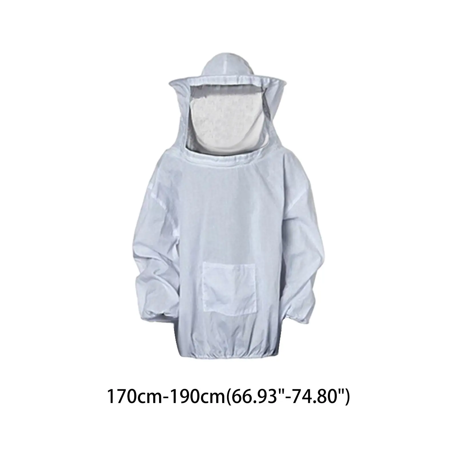 Beekeeping Suit Sturdy Breathable with Pocket with Hat with Ventilated Hood Bee