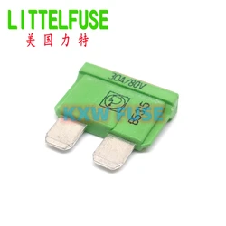 New&Original 3A 32V 30A Rated 80V PUDENZ/Littelfuse FKS ATO Style Blade Fuse,Automotive Fuse Model 166.7000.5302/164.6185.5302