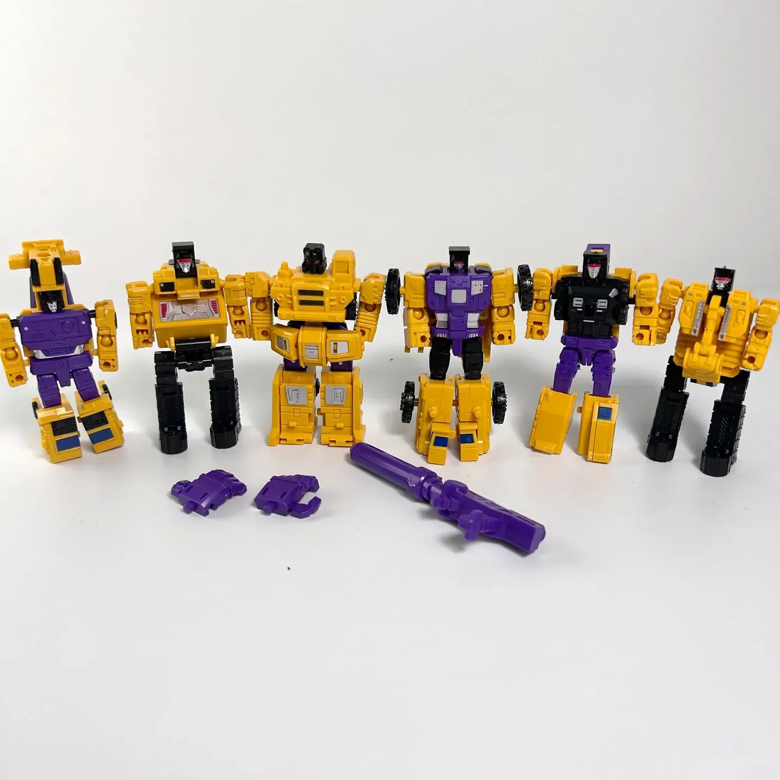 Figuras de acción 6 en 1, MINI Devastator, modelo de transformación, MINI Devastator, 22CM, Robot, juguetes de plástico, el mejor regalo