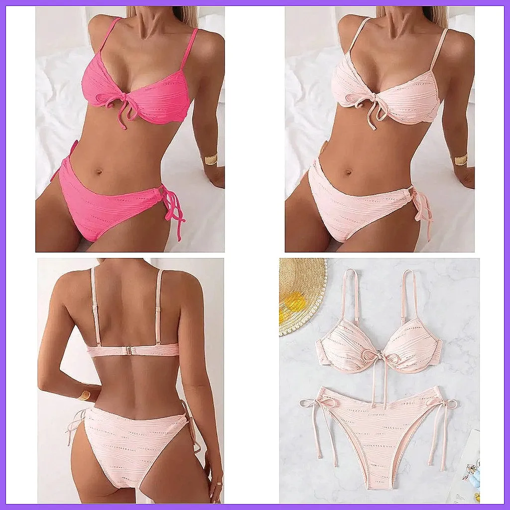 

Sexy Brazilian Bikini Set 2026 Women's Swimwear Two Piece Bathing Suits for Beach Pool