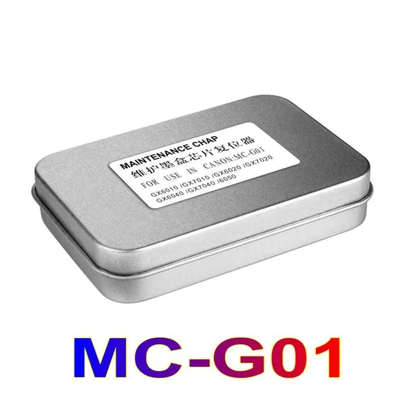 Para canon manutenção ic chip resetter MC-G01 redefinição gx6010 gx7010 gx6020 gx7020 gx7030 gx6040 gx7040 gx6050 gx7050 gx6060 gx7060