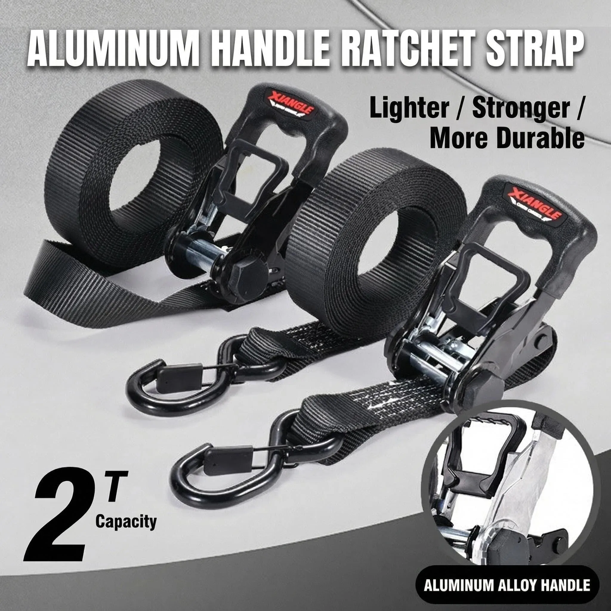 Retractable Ratchet Belts Automatic Rewinding Bundle Tape Load Capacity Self-Retracting Webbing for Convenience Luggage Straps