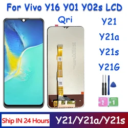 OEM Y16 Screen For VIVO Y21 Y21a Y21G LCD Display Touch Screen Digitizer For VIVO Y21s LCD For VIVO Y02s Display