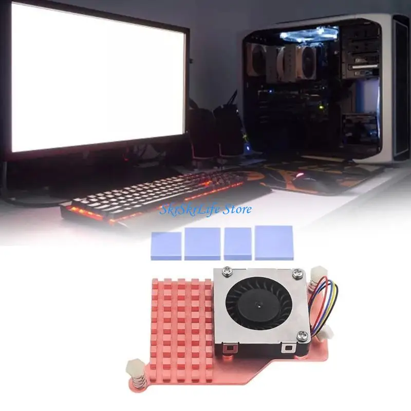 

E65E для RPI5 Полный медный вентилятор