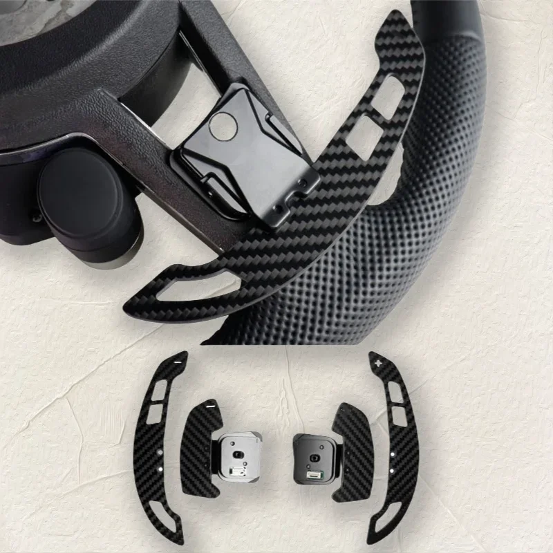 

For Audi R8 Carbon Fiber Steering Wheel Accessories Paddle Extention Auto Accessories Shifter Extended Magnetic Shift Paddle