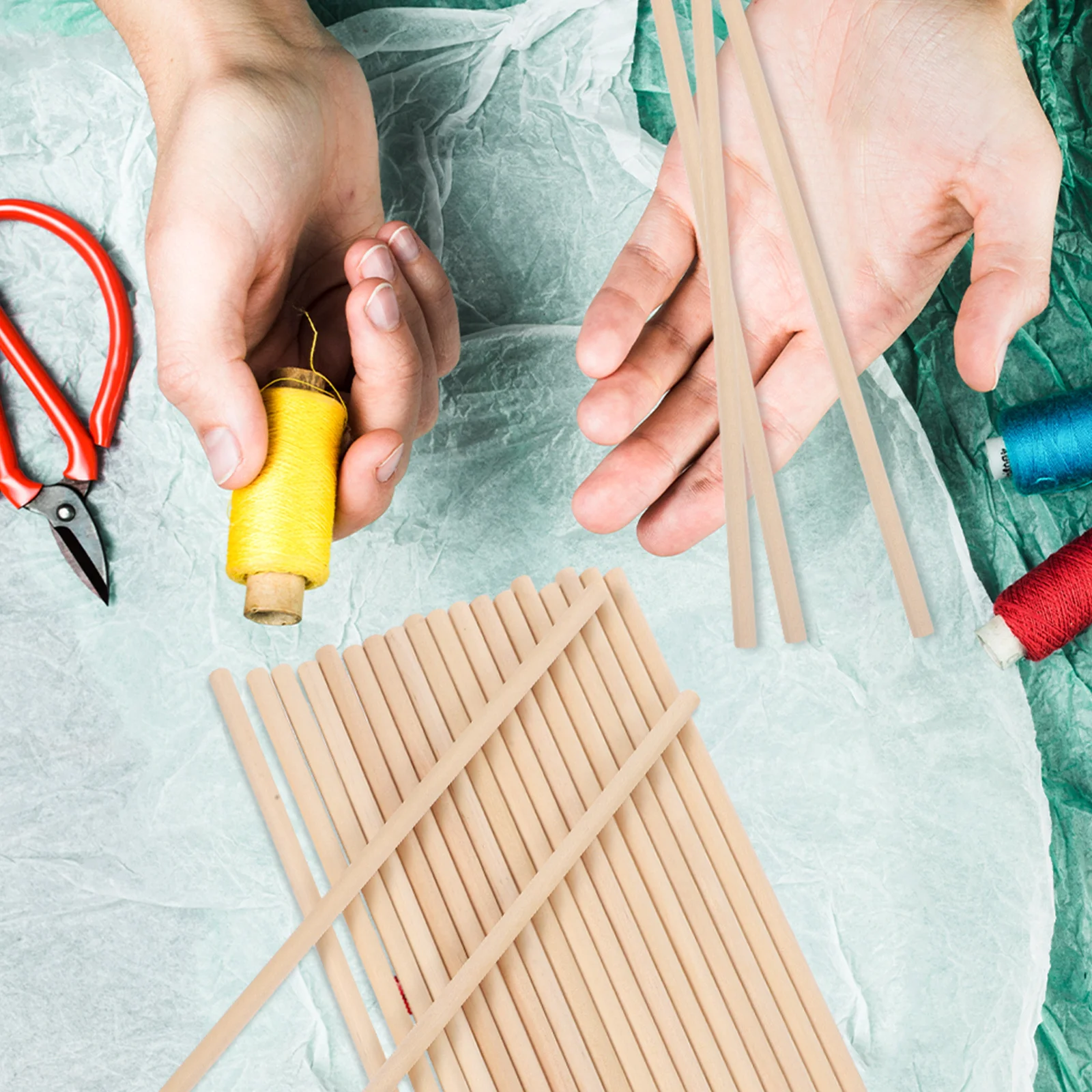 

20Pcs Unfinished Round Wood Dowel Rods Safe and Smooth Design for DIY Crafts Decorative Wooden Dowels Wood Rod