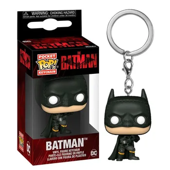 Funko Pop Keyring Heroes Batman Pop Pocket Dceased Batmans Gamer Batmans Keychains Vinyl Action Figure Toys Gifts 8
