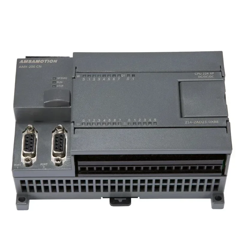 Amsamotion CPU224XP S7-200CN PLC DC/DC/DC 14 Input 10 Output 6ES7 214-2AD23-0XB8 Transistor Output Digital Input PLC