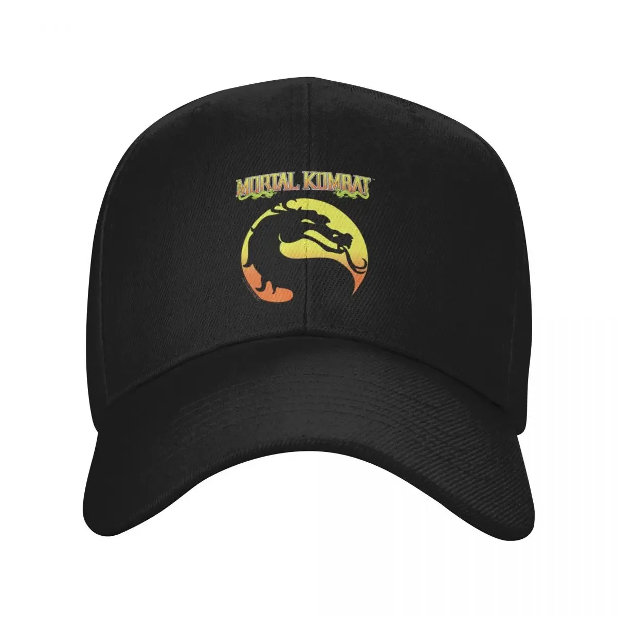 Mortal Kombat Klassic Logo Baseball Cap Snapback Cap hats for men Icon designer cap Men's Luxury Women's