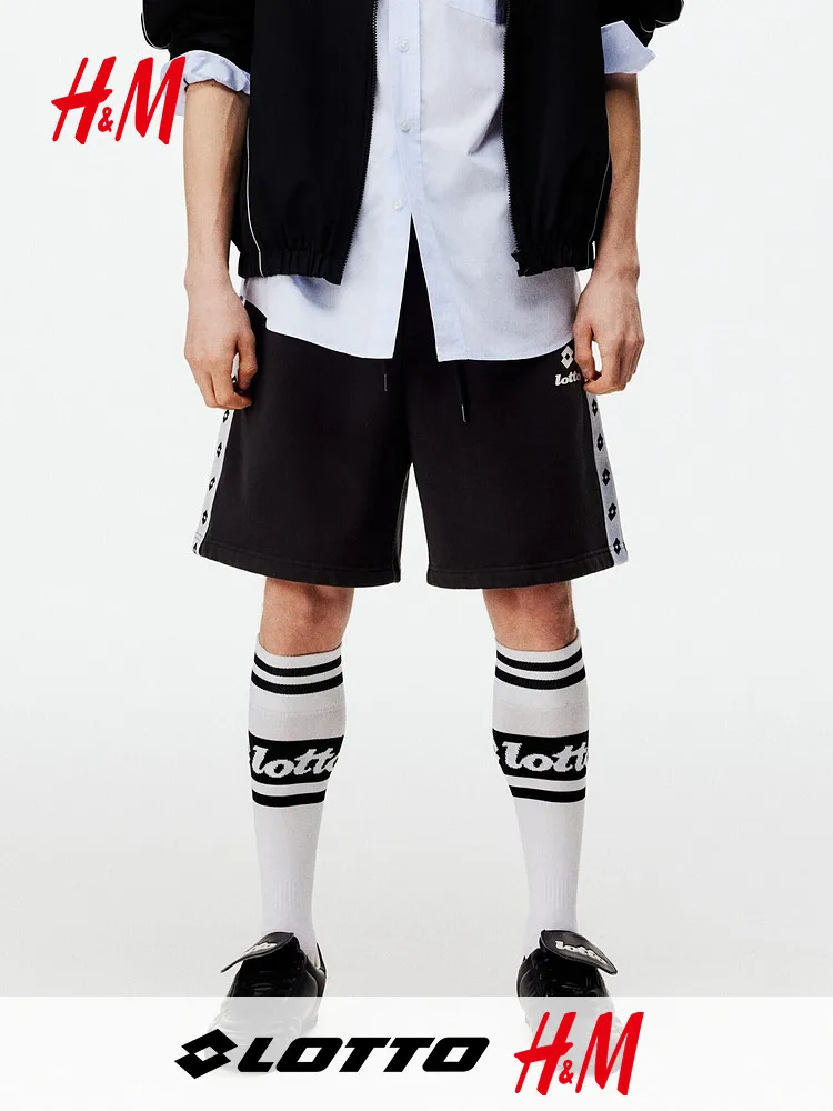 

Lotto HM Men's Casual Shorts Standard Fit Heavyweight Sweatpants Cotton Polyester Blend Summer 2026 New Arrival