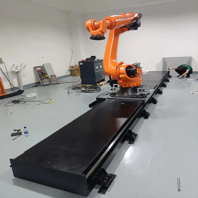 Ground Rail for Industry robots KUKA 6 Axes Robot Arm Robot Rail For The Electronics Industry