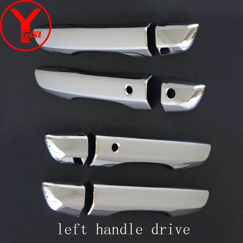

ABS chrome left handle drive door handle bowl For honda civic 10th gen 4d 2016 2017 2018 2019 accessories exterior parts YCSUNZ