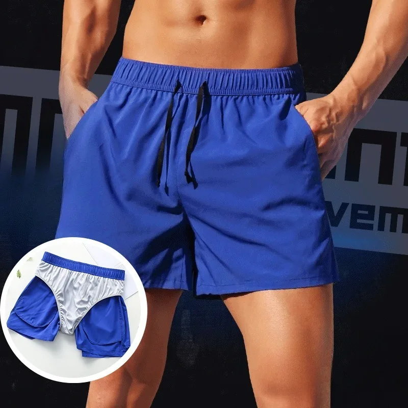 

Новые летние мужские свободные повседневные легкие шорты для баскетбола и бега с быстросохнущей тканью, 3 дюйма, незаменимые для спорта