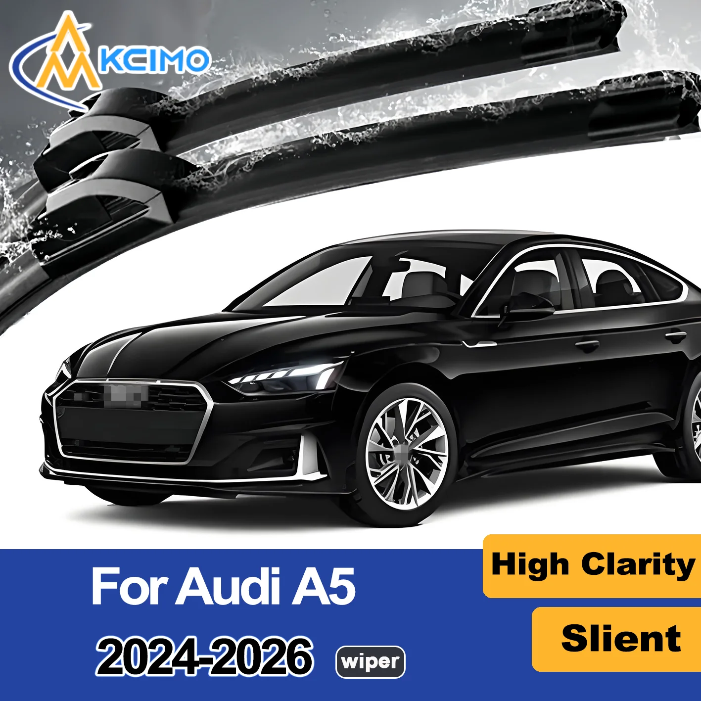 

2PCS New Front Windshield Wiper Blade for Audi A5 B10 2024-2026 Front Windshield Auto Wipers Blade Accessories 2026 2025 2024