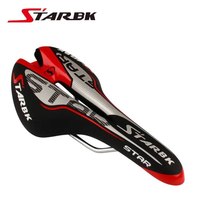 STARBK siodełko rowerowe antypoślizgowe siodełko rowerowe poduszka siedziska części rowerowe MTB Road rower górski jazda na rowerze siodełko rowerowe