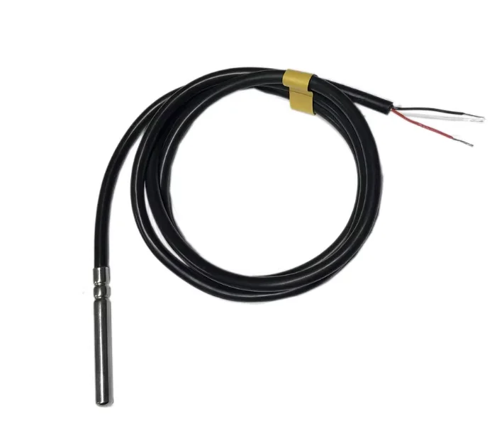 Color aleatorio 6*50 alta temperatura DS18B20 Sensor de temperatura sonda Sensor de temperatura del agua Digital DS18b20 tipo impermeable