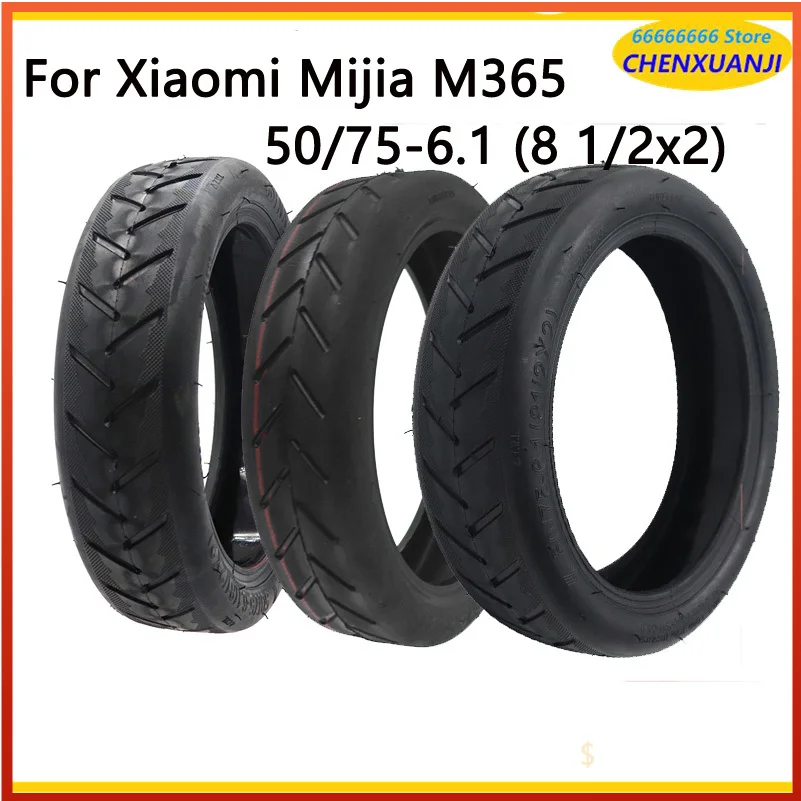 

50/75-6.1 Xiaomi M365 PRO Series Electric Scooter Tires 8 1/2x2 Off-road Pneumatic Vacuum Tires Anti Slip Accessories