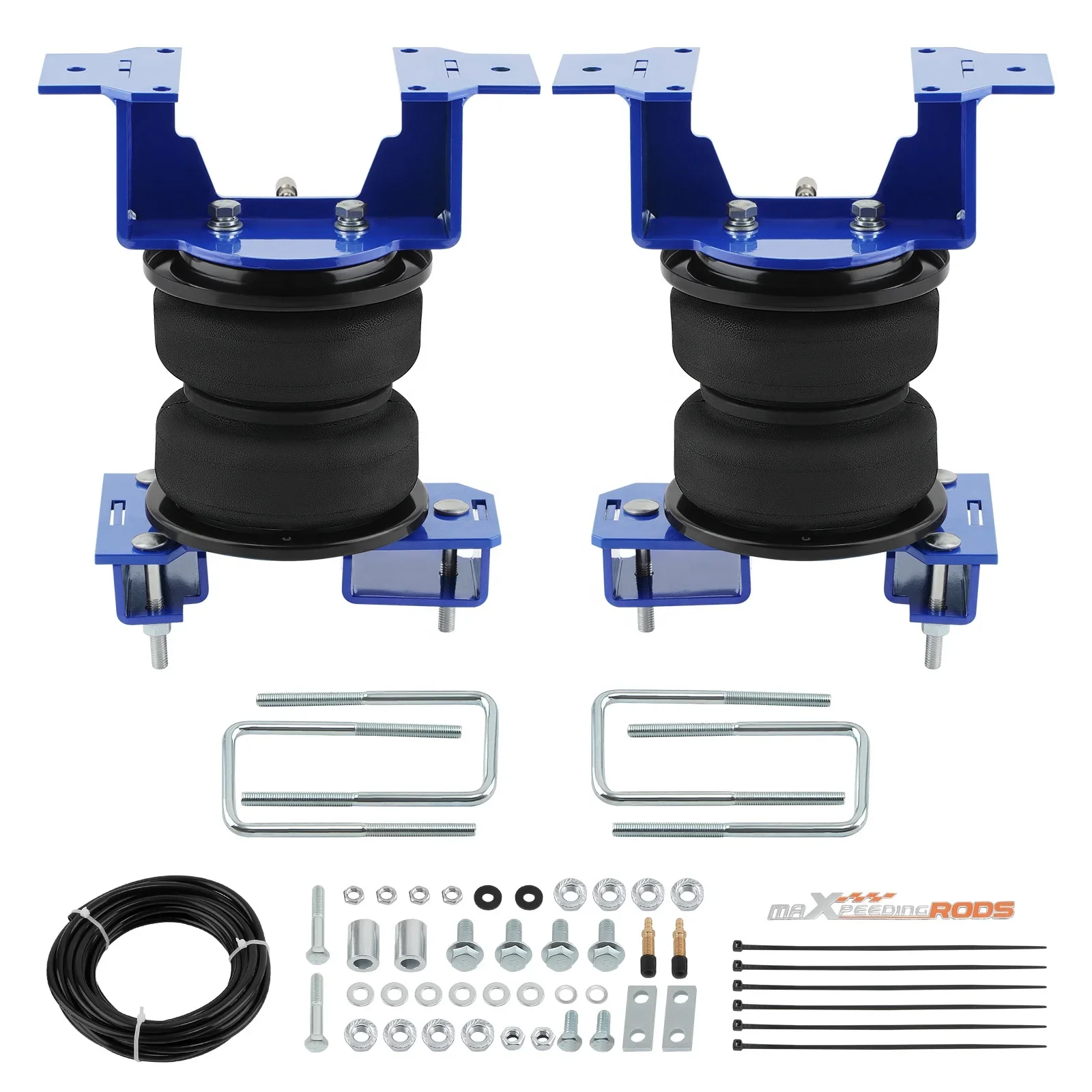 Rear Tow Assist Air Helper Spring Suspension Kit For GMC Sierra 1500 Chevrolet Silverado 4WD 2019-2024