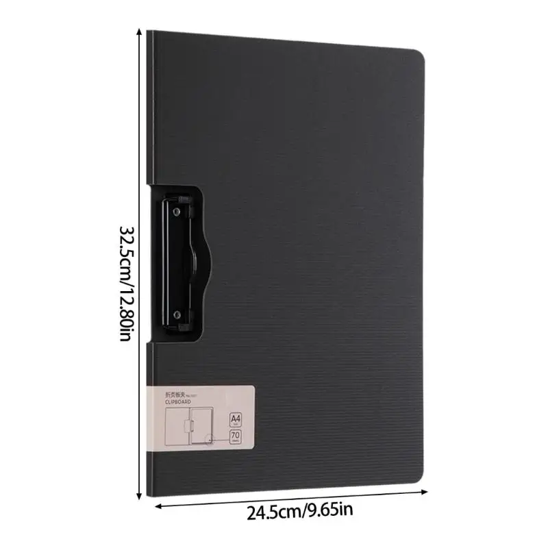 ダブルメタルクリップ標準サイズフリッピングクリップボードD2RC付きファイルオーガナイザークリップボード