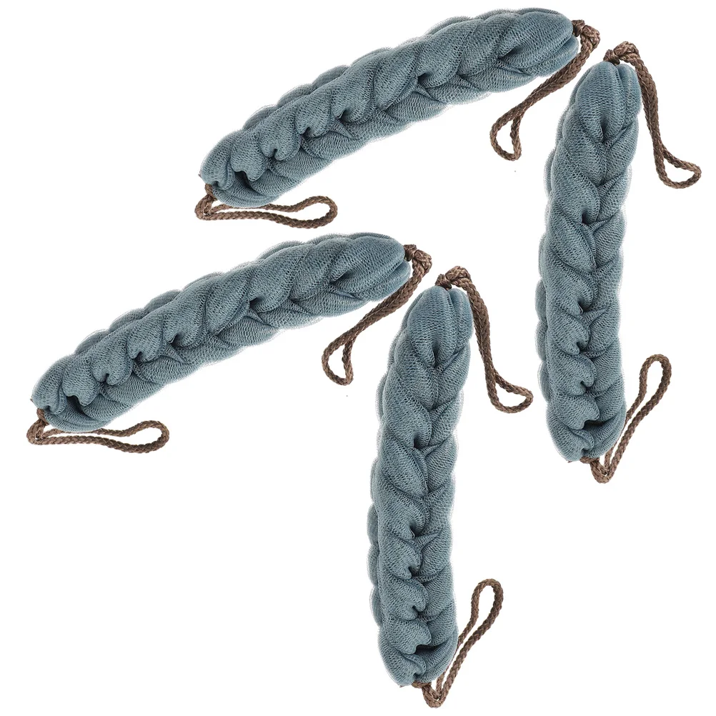 

4Pcs Body Scrubber for Back Exfoliating Bath Shower Tool with Long Handle Hard to Access Areas Comfortable Use Men