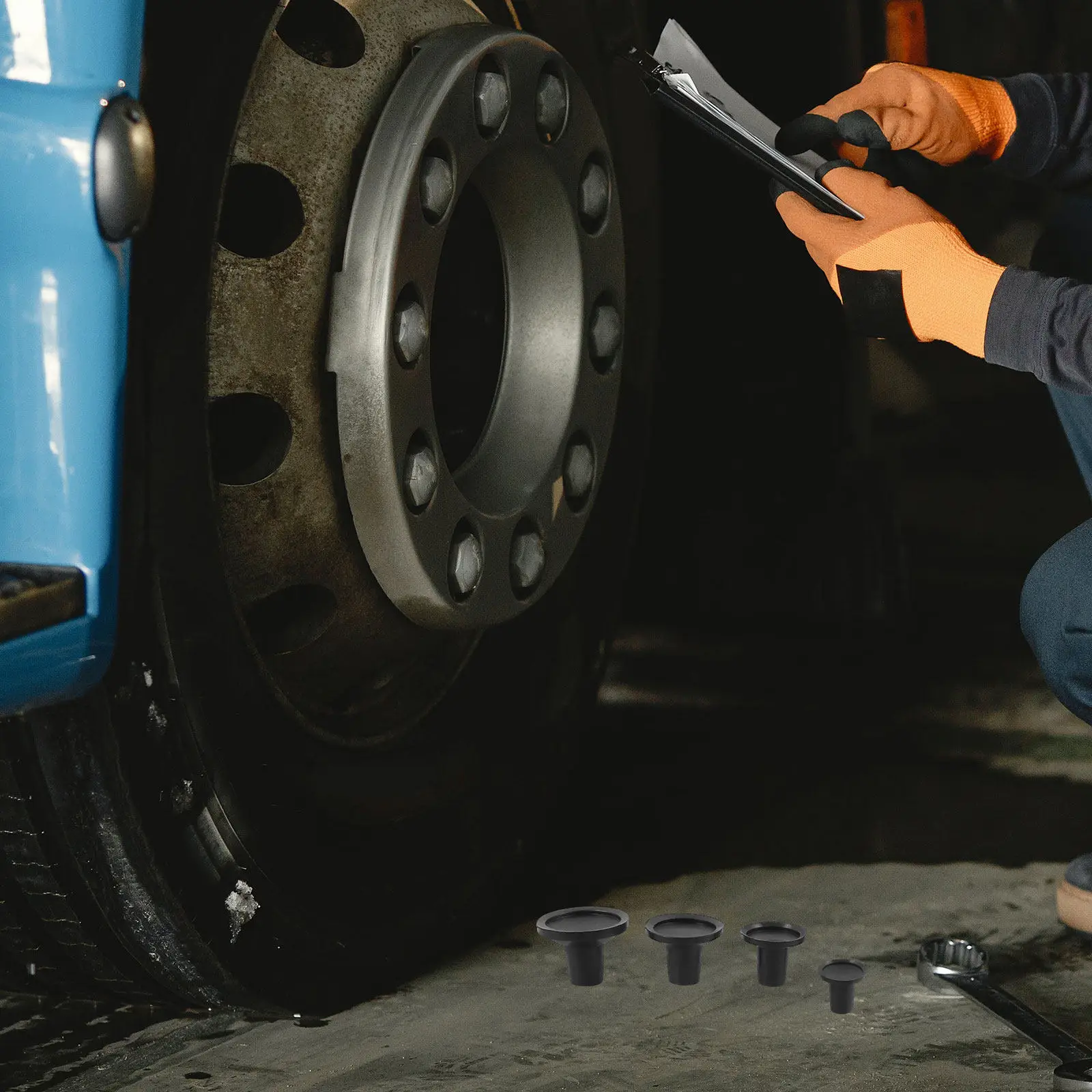 

4Pcs Car Valve Lapper Suction Plate High-Grip Rubber Material Efficient Manual Grinding Tool for Engine Valve Refacing Auto