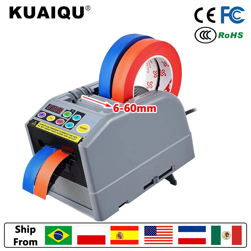 ZCUT-9 Automatic Tape Cutter Intelligent Circulating Cutting Paper Machine - Smart And Efficient Desk Organizer