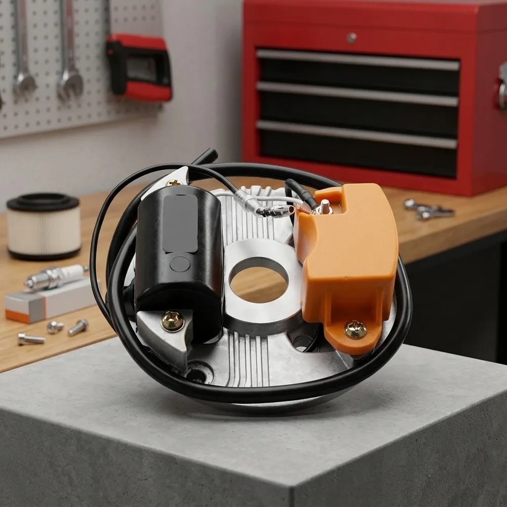 1pcs Ignition Coil Spark Coil Replacement Ignition Stator Regulator For 070 090 Chainsaw 1106 400 0705 1106 404 3210 Stator