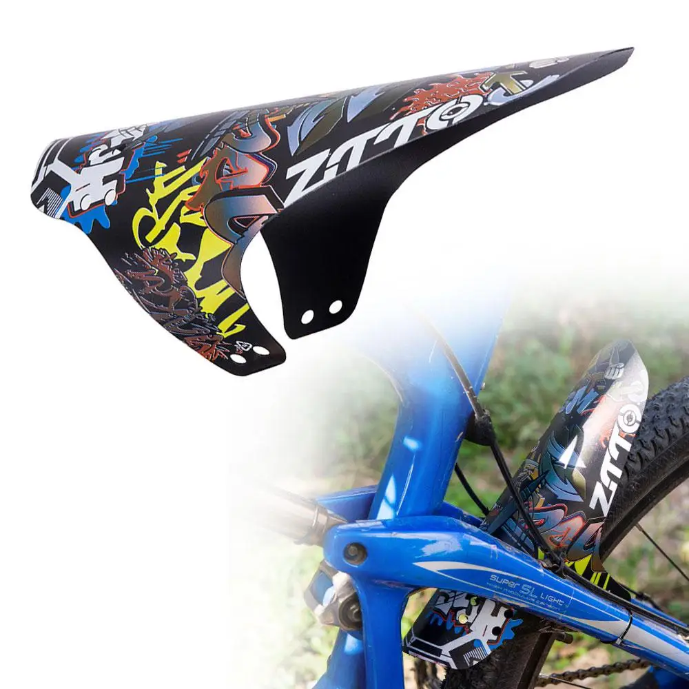 Fine Bike Fenders Bike Mudguard Carbon Fiber Front Rear MTB Mountain Bike Mud Guard Cycling Accessories 8 Colors