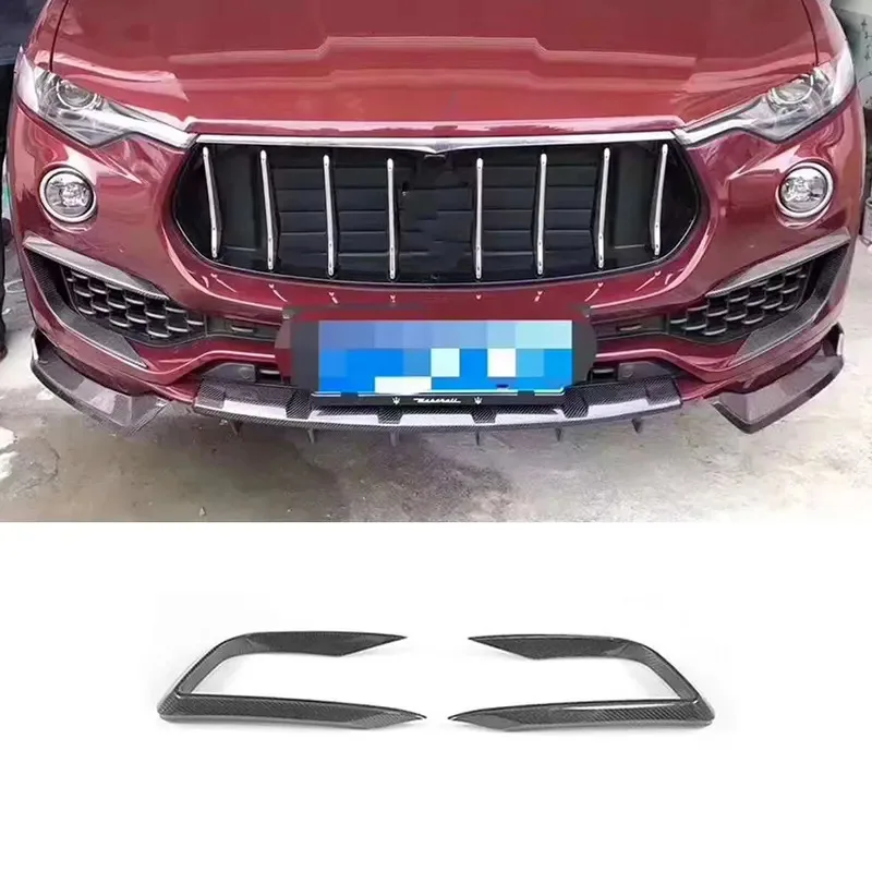 Car Front Bumper Lip Rear Spoiler Air Vent Trims For  Levante Sedan 2016-2019 Rear Diffuser Body Kits Accessories