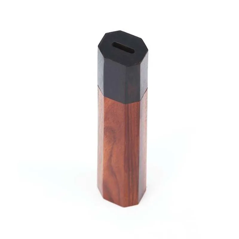 1pcs Octagonal Handle for Kitchen Knife Handle Red Sandalwood bony Knife Handle