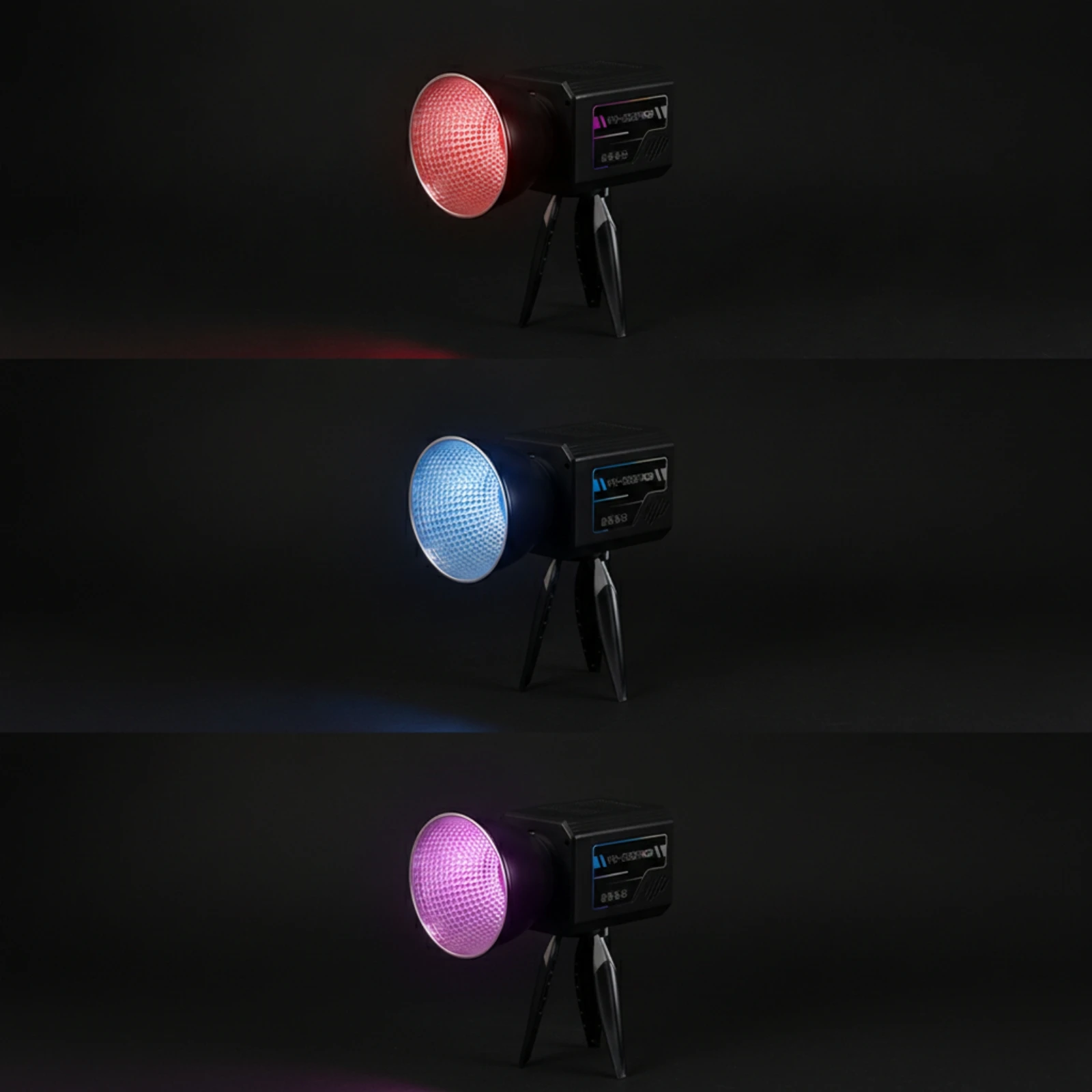 Photography Lighting Portable - Lampu Isi Genggam dengan Penyangga, Lampu