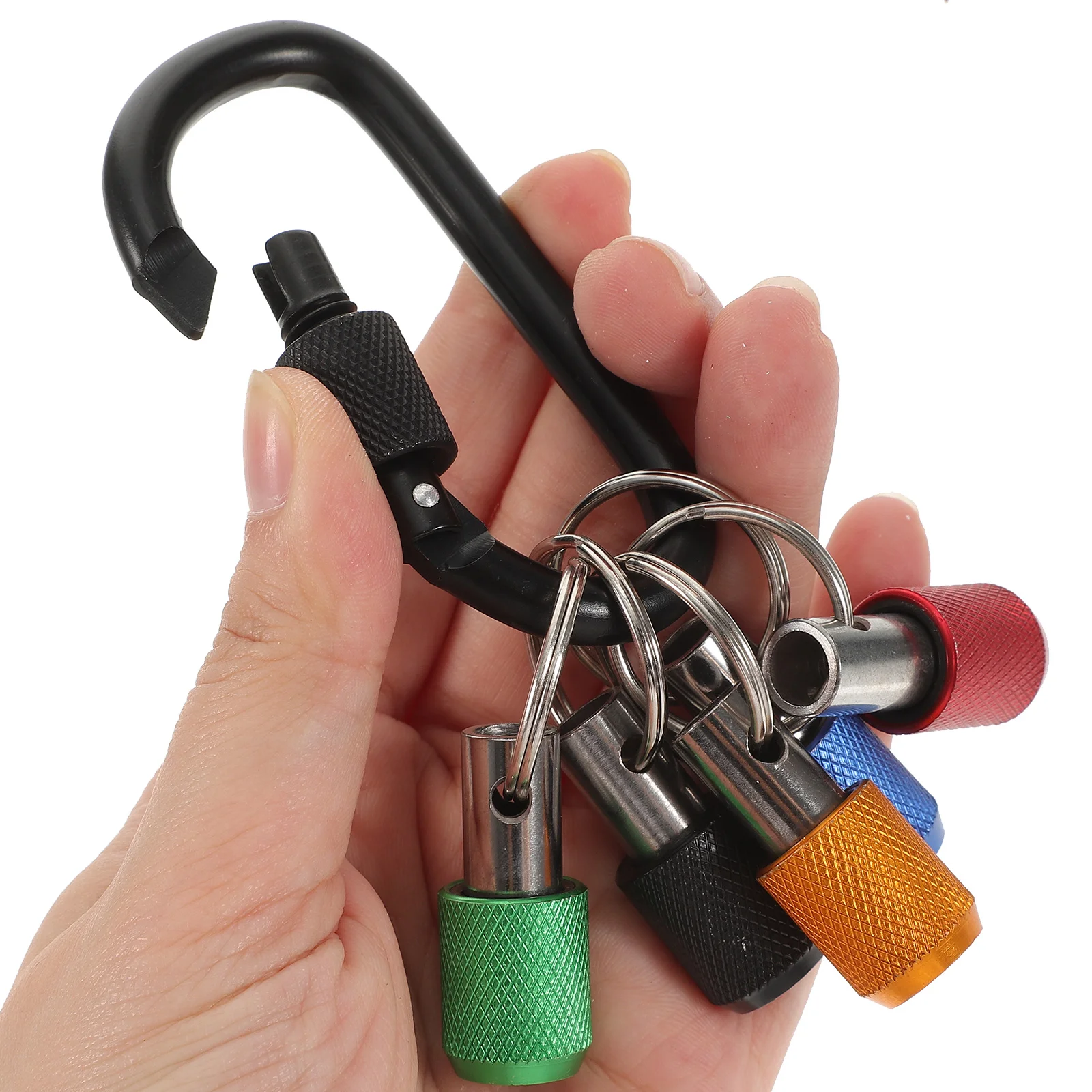 Porte-clés de 1 à 4 pouces, Extension de porte-embout pour perceuse, tournevis, rangement de douilles, acier ABS, aluminium Compact, 1 pièce