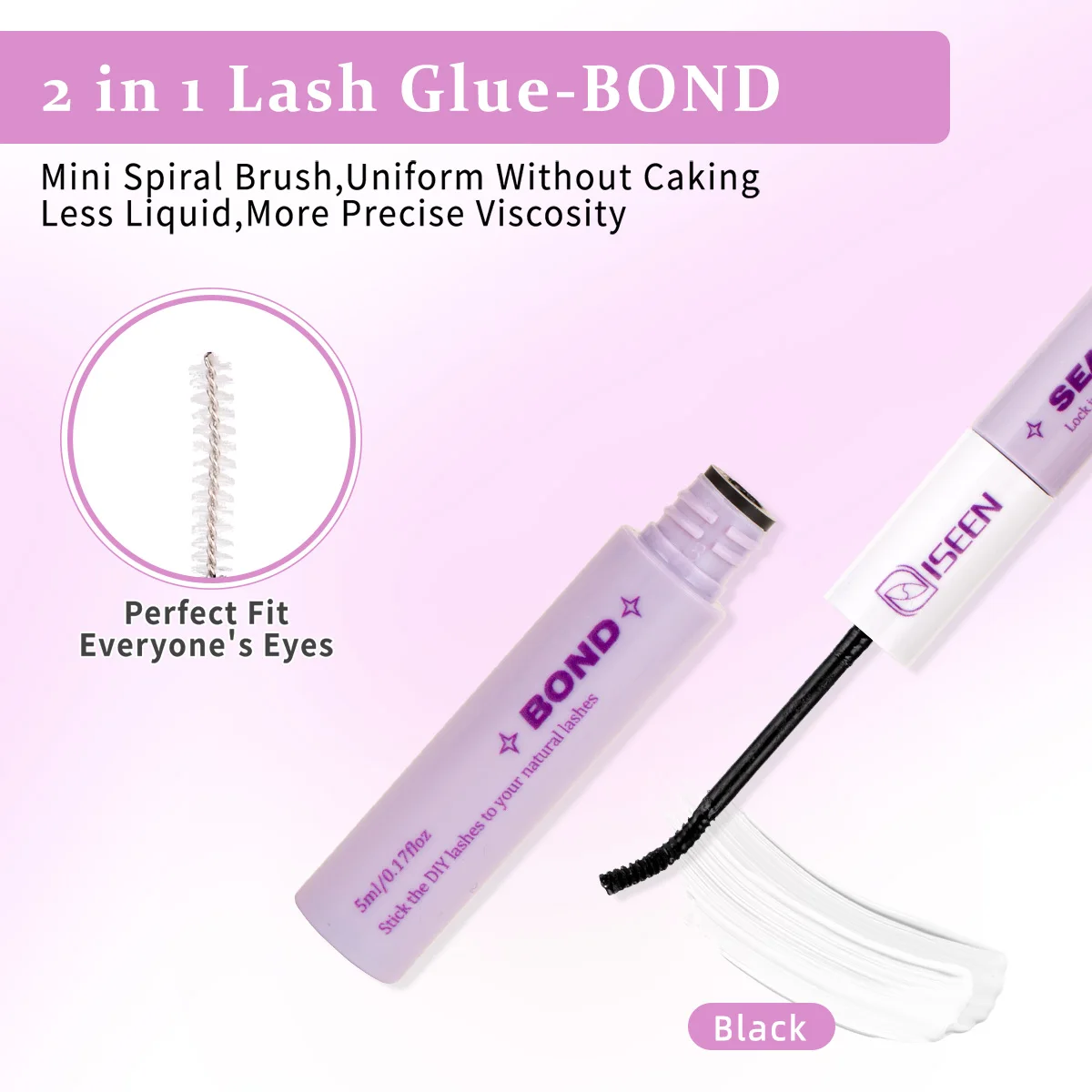 Wimpern-Cluster-Set: Großes Sortiment an Stilen, Wispy Einzelwimpern, Natürliche DIY-Wimpernverlängerungen mit Kleber & Versiegelung sowie Pinzette – Detail 5