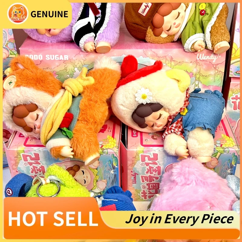 

Genuine Wendy Garden Treasure Hunt Plush Blind Box Pendent Kawaii Fluffy Straddle Doll Figure Mystery Box Holiday Surprise Gift