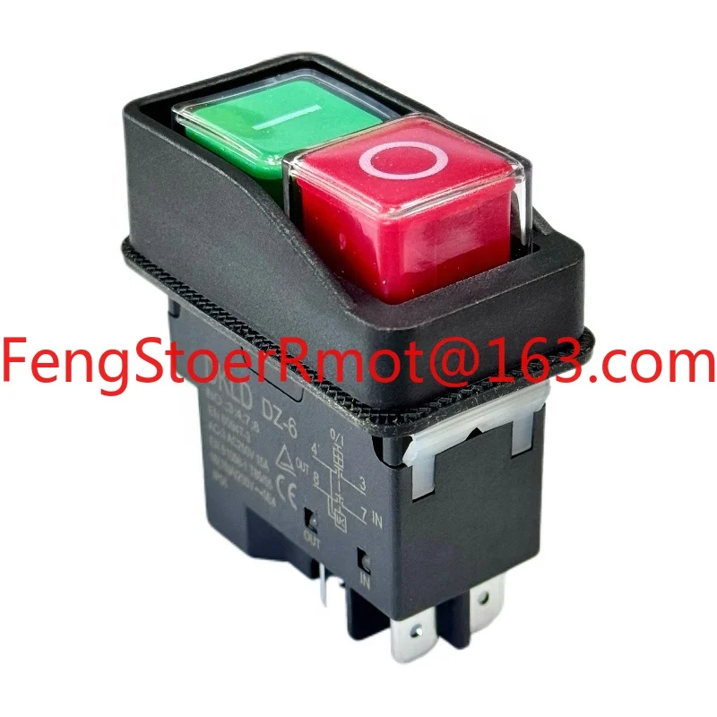 4-Pin 250V electromagnetic switch push button switch for grinder DKLD DZ-6