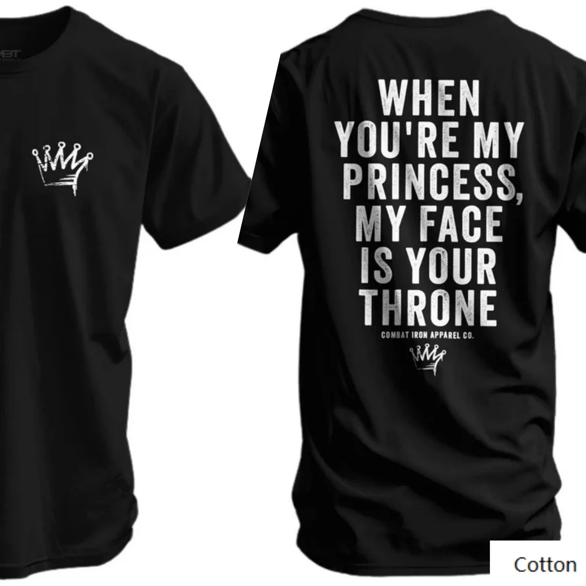 Ностальгическая хлопковая футболка с круглым вырезом Sweet «Love Vow» в стиле ретро — вдохновленный дизайн с короной и классической фразой