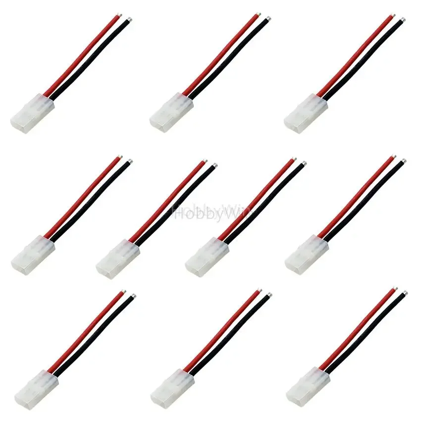 KET-2P Female P-TO-R Plug Line 10pcs 14awg soft silicone 10cm for RC Model Aircraft Vehicle Battery Motor Power Connection
