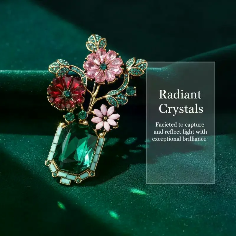 Elegant Vintage Emerald Crysta - Vintage Fashion Patterns ulasan dan harga