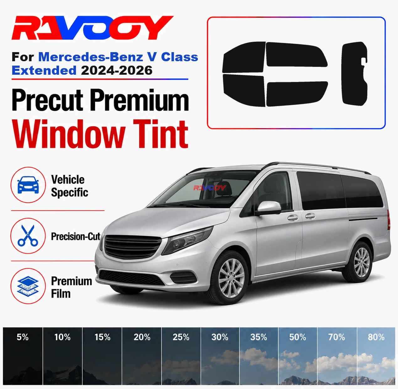 premium-precut-window-tint-kit-front-rear-windows-rear-windshield-for-mercedes-benz-v-class-extended-2024-2026-nano-ceramic-film