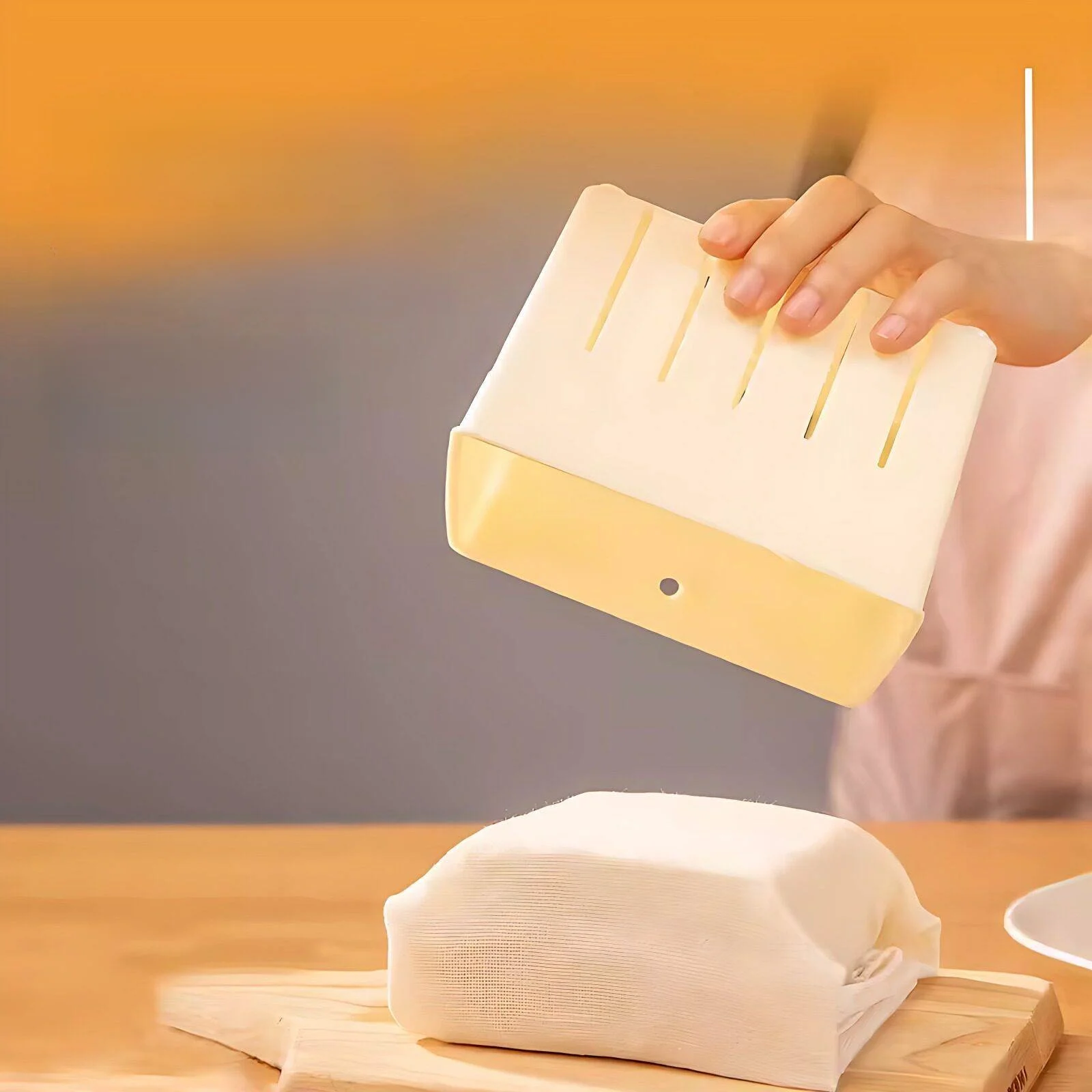 Home Use Food Grade Tofu Making Kit Plastic Frame Box Set for Old Tofu And Inner Lip Tofu Complete Tool Set for Kitchen Cooking