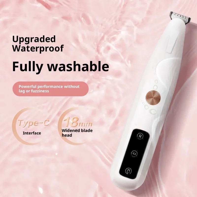 ماكينة تشذيب مخالب القطط ذات العرض الذكي منخفضة الضوضاء للحيوانات الأليفة مع شفرة آمنة للبشرة، قابلة لإعادة الشحن وقابلة للغسل (معتمدة من CE)