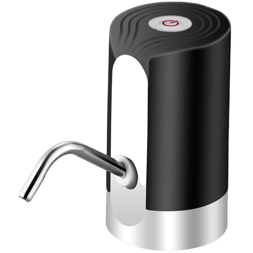 Distributeur de bouteille d'eau électrique portable, pompe à bouteille d'eau automatique, universel, bouteille de 5 gallons, bureau à domicile, noir