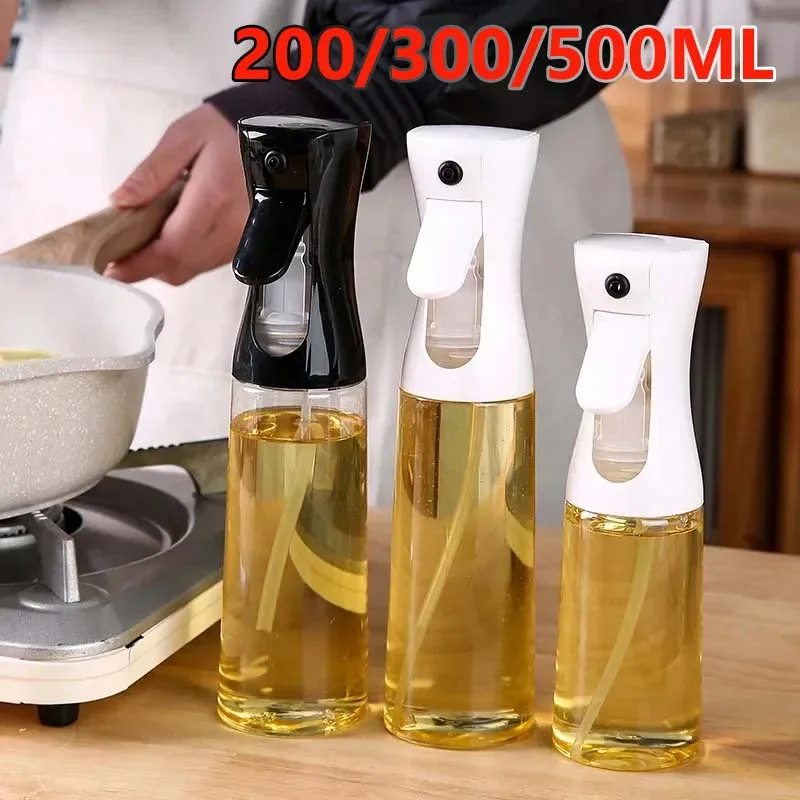 Butelka z rozpylaczem oleju do gotowania w kuchni Opryskiwacz oliwy z oliwek na kemping BBQ Pieczenie Ocet Sos sojowy 200 ml 300 ml 500 ml