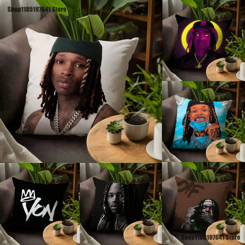

Rapper K-King V-Vons Pillow Case For Sofa Decor Car Office Room Printing Cushion Cover Decorations and Protector