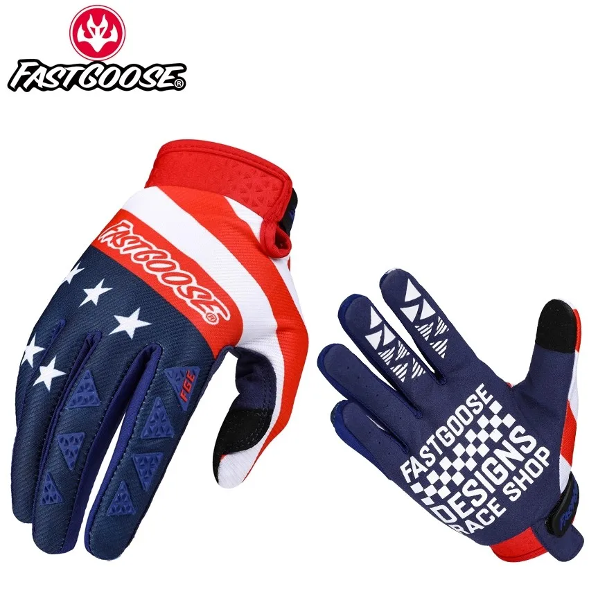 قفازات ستار للجنسين للدراجات النارية مناسبة لجميع الأحوال الجوية ومضادة للانزلاق، وخفيفة الوزن ومسامية للياقة البدنية وركوب الدراجات والتدريب والرياضات الخارجية أ