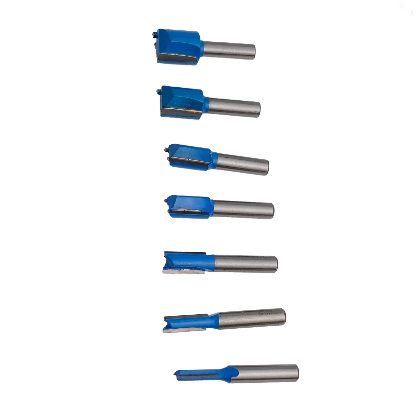 7pcs Milling Cutter Solid Hardened Steel Bodies With Anti Kickback For Hand Making Drawer Woodworking Power Tools Accessories