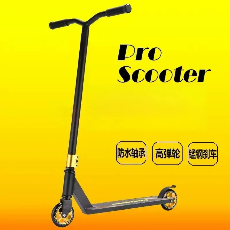 Entry Level Professional Stunt Scooter 2 Wheel Pro Trick Scooter For Beginners Extreme Sports Street Commute
